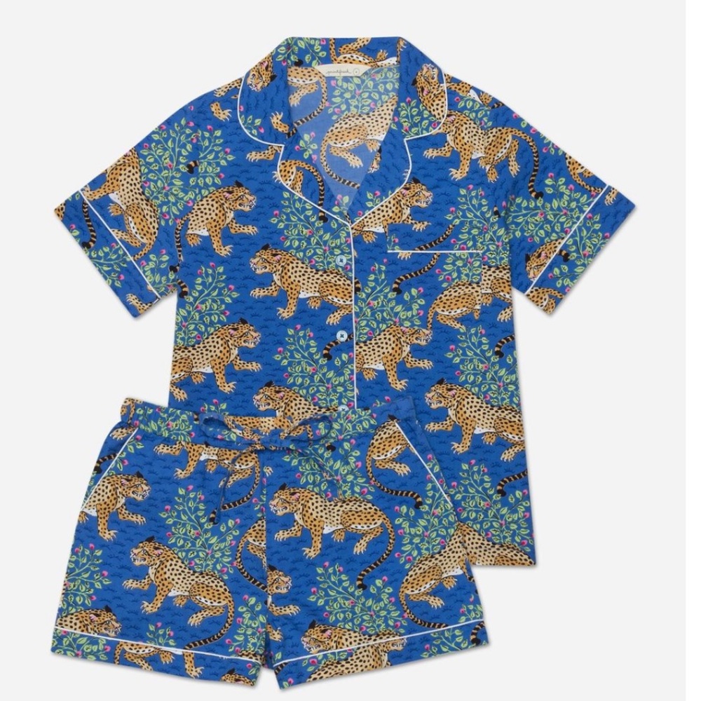 Printfresh Bagheera short sleep set sapphire
